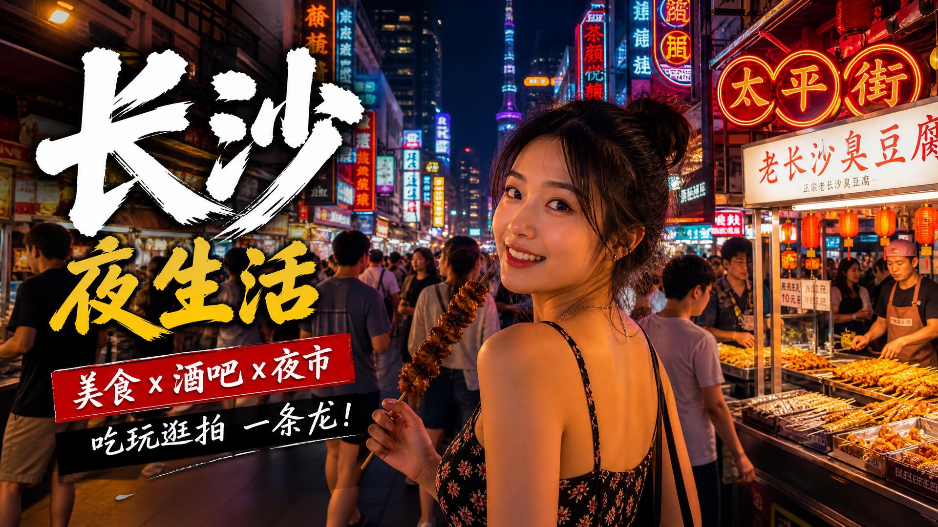 溏心城市夜景模板